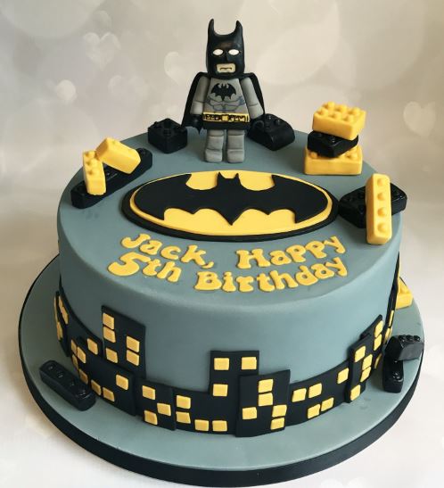 Greyish Batman Theme Cake