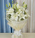Exotic White- Best Flower Delivery in Occasion | Valentines Day | Lilies -This beautiful flower bouquet contains: 8 White Lily  White Paper Wrapped Seasonal fillers Some of the Lilies may arrive in bud form, ready to bloom into full beauty in 2-4 days. Lily color will be replaced with best available color of equal value. While we always strive to ensure that products are accurately represented in our photographs, from season to season and subject to availability, our florists may be required to substitute one or more flowers for a variety of equal or greater quality, appearance and value. 