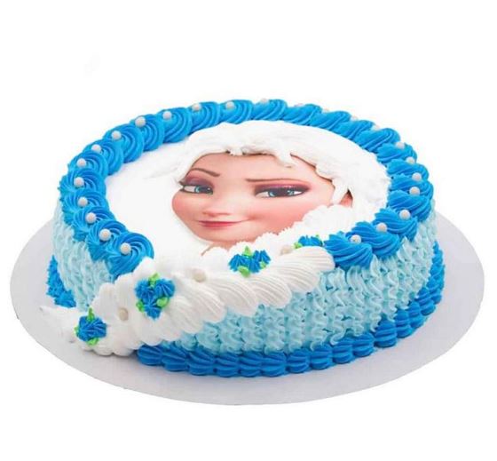 Shop for Fresh Beautiful Elsa Frozen Theme Cake online - Kolkata