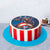 Kids Special Captain America Photo Cake- Online Cake Delivery In Category | Cakes | Captain America Photo Cakes -This delicious cake contains: Half KG Vanilla Photo cake (Or any other flavor of your choice) Topping with Captain America Photo Round Shape Whipped cream Note: The photos are indicative only. Actual design and arrangement might differ based on chef, seasonal elements and ingredient availability. 