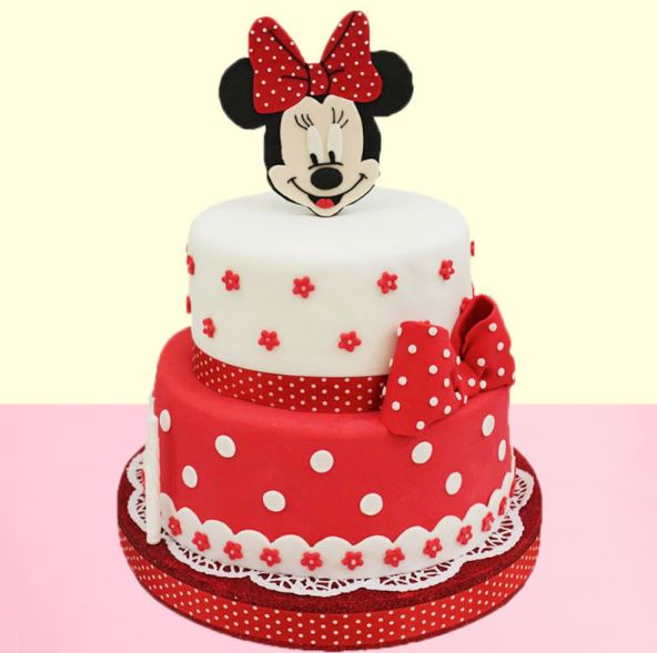 Pink Minnie Mouse Cake  Beautiful Birthday Cakes