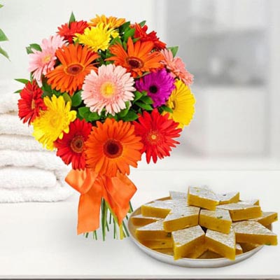 Sweet N Flowers Combo For Teachers Day - for Flower Delivery in India 