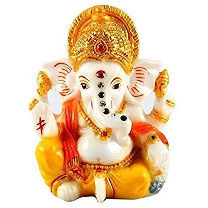 Lucky Ganesha Murti For Ganpati Utsav - for Midnight Flower Delivery in India 