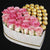 Choco Pink Intencity- Flower Delivery in Category | Flowers | Anniversary Flowers For Mother -This Beautiful Flowers Arrangement contains : 24 Pink Roses and 24 Pieces Ferrero Rocher Nicely Arranged in a heart shape box While we always strive to ensure that products are accurately represented in our photographs, from season to season and subject to availability, our florists may be required to substitute one or more flowers for a variety of equal or greater quality, appearance and value. 