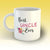 Uncle's Coffee Time- Midnight Gift Delivery in Category | Gifts | Father's Day Gifts For Uncle -This Father's Day Special gift contains: One Printed Mug Mug dimensions: Approx Height: 4 inches & Diameter: 3 inches Email us the photo and order number to support@bloomsvilla.com after placing your order online Shipping Instructions: Soon after the order has been dispatched, you will receive a tracking number that will help you trace your gift. Since this product is shipped using the services of our courier partners, the date of delivery is an estimate. We will be more than happy to replace a defective product, please inform us at the earliest and we shall do the needful. Deliveries may not be possible on Sundays and National Holidays. Kindly provide an address where someone would be available at all times since our courier partners do not call prior to delivering an order. Redirection to any other address is not possible. Exchange and Returns are not possible. Care Instructions: For Mug: This mug is made of ceramic and is breakable. It is microwave safe and dishwasher safe. Clean it with a sponge. Do not scrub. Note: The photos are indicative. Occasionally, we may need to substitute product with equal or higher value due to temporary and/or regional unavailability issues. 