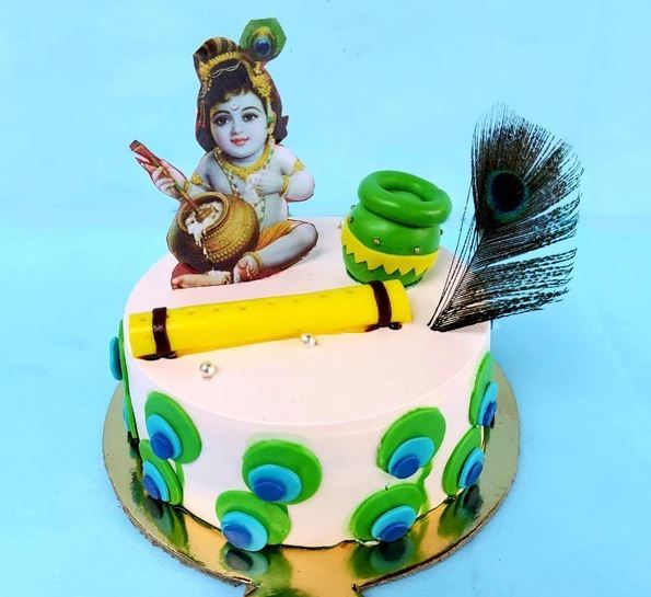 Delicious Special Krishna Cake - Send Flowers to India 