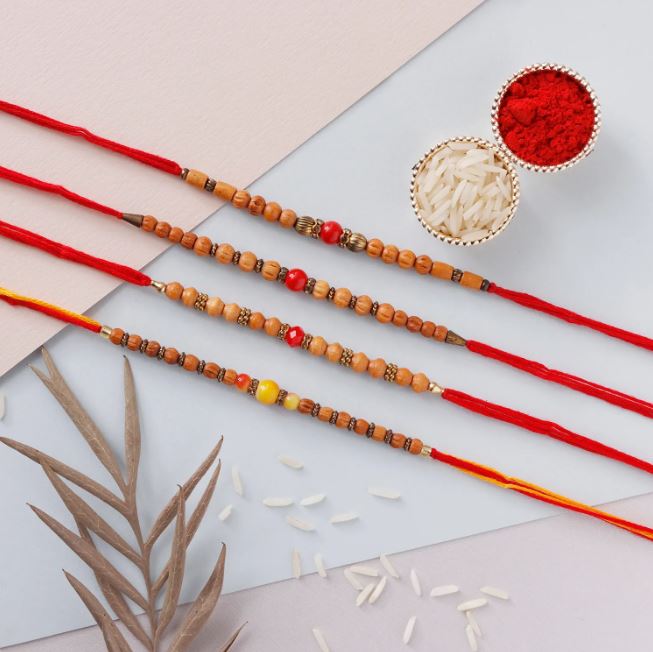 Four Designer Rakhi