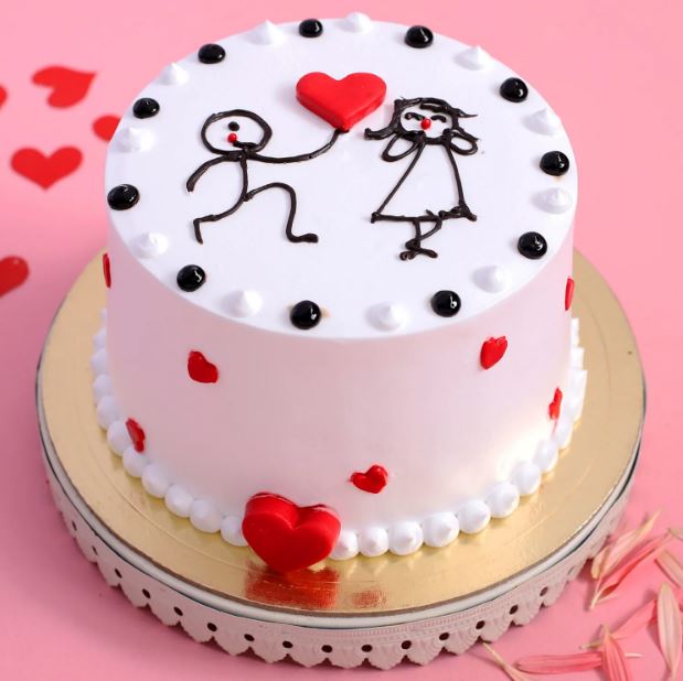 Memorable Smile Love Cake