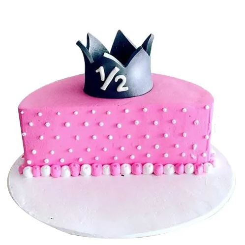 Pink Bonaza Half Cake