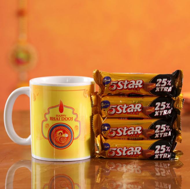 Choco Treat With Premium Mug - for Flower Delivery in India 