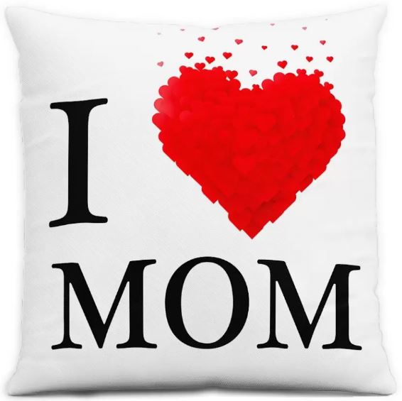 I Love Mom Cushion