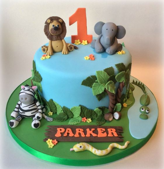 Jungle Theme Cake