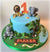 Jungle Theme Cake- Online Cake Delivery In Category | Cakes | Jungle Cakes -This delicious custom fondant theme cake contains: 2 KG Jungle theme fondant cake Jungle animal characters Vanilla flavor (Or any other flavor of your choice) Note: The photos are indicative only. Actual design and arrangement might differ based on chef, seasonal elements and ingredient availability. 