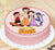 Chhota Bheem And His Friends Photo Cake- Send Cake to Category | Cakes | Chhota Bheem Photo Cakes -This delicious cake contains: Half KG Vanilla Photo cake (Or any other flavor of your choice) Topping with Chhota Bheem Photo Round Shape Whipped cream Note: The photos are indicative only. Actual design and arrangement might differ based on chef, seasonal elements and ingredient availability. 