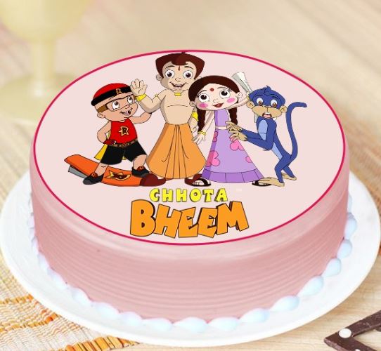 Chhota Bheem Photo Cake