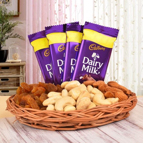 Dryfruit Choco Premium Treat - for Flower Delivery in India 