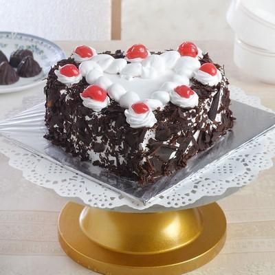 Heart Shape Black Forest Cake - from Best Flower Delivery in India 