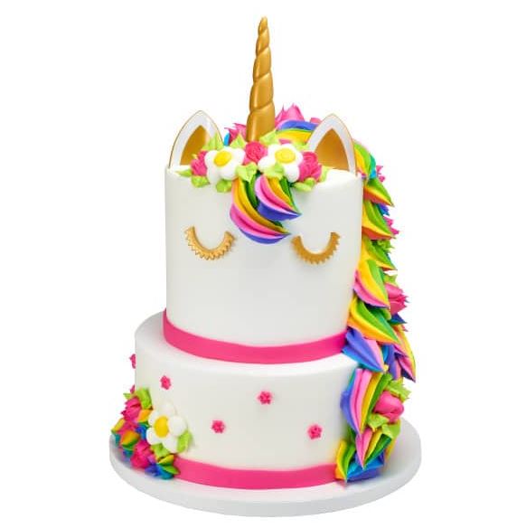 2 Layer Delicious Theme Cake