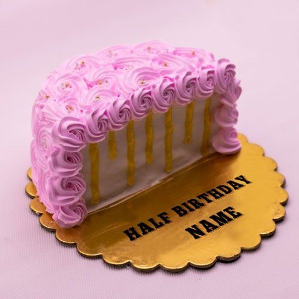 Delicious Half Bithday Cake