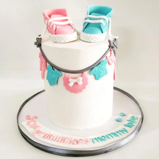 Charming Baby Shower Cake