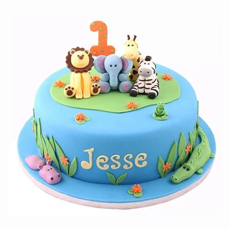 Jungle Fantasy Theme Cake