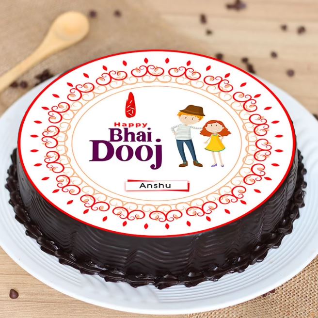 Chocolate Delicious Bhai Dooj Special - for Midnight Flower Delivery in India 