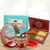 Beautiful Combo For Karwa Chauth--This Karwa Chauth Special gift contains: One Decorated Steel Thali One Channi One Vessel 500 gms Dryfruits and 500 gms Kaju Katli sweets Note: The photos are indicative. Occasionally, we may need to substitute product with equal or higher value due to temporary and/or regional unavailability issues. 