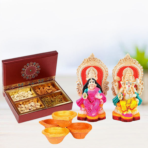 Wow Combo Healthy Treat Diwali Treat - for Online Flower Delivery In India 