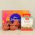 Gratitude Of Diwali- Send Gift to Occasion | Gifts | Diwali Gifts For Wife -This Diwali Special Gifts contains : One Cadbury Celebration Box(131 gms) One KG Rasgulla 4 Decorative Diya While we always strive to ensure that products are accurately represented in our photographs, from season to season and subject to availability, our florists may be required to substitute one or more flowers for a variety of equal or greater quality, appearance and value. 