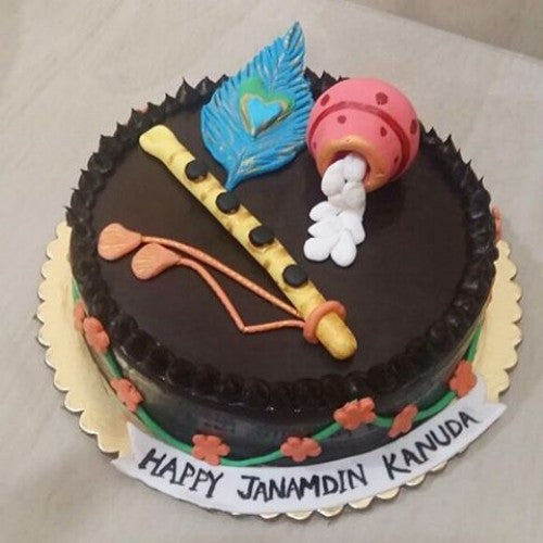 Kanhaiya Special Cake - for Online Flower Delivery In India 