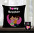 Love Brother Cushion And Mug Combo- - from Best Flower Delivery in India -This Beautiful Gift Combo consists of: One Printed Cushion One Printed Mug Cushion dimensions: Approx 13 Inch x 13 Inch (Width x Height) Mug dimensions: Approx Height: 4 inches & Diameter: 3 inches Email us the photo/text that needs to be printed to support@bloomsvilla.com after placing your order online Shipping Instructions: Soon after the order has been dispatched, you will receive a tracking number that will help you trace your gift. Since this product is shipped using the services of our courier partners, the date of delivery is an estimate. We will be more than happy to replace a defective product, please inform us at the earliest and we shall do the needful. Deliveries may not be possible on Sundays and National Holidays. Kindly provide an address where someone would be available at all times since our courier partners do not call prior to delivering an order. Redirection to any other address is not possible. Exchange and Returns are not possible. Care Instructions: For Cushion: Always hand wash the cover, using a mild detergent. Never put it in a washing machine. You can also get it dry cleaned. For Mug: This mug is made of ceramic and is breakable. It is microwave safe and dishwasher safe. Clean it with a sponge. Do not scrub. Note: The photos are indicative. Occasionally, we may need to substitute product with equal or higher value due to temporary and/or regional unavailability issues. 