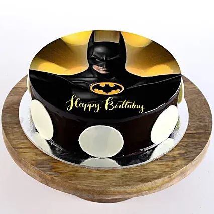 Batman Birthday Cake - Flecks Cakes