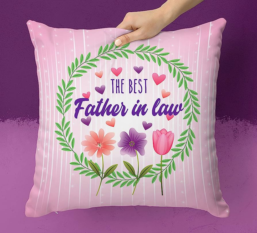 Best Father-in-Law Ever Personalized Cushion