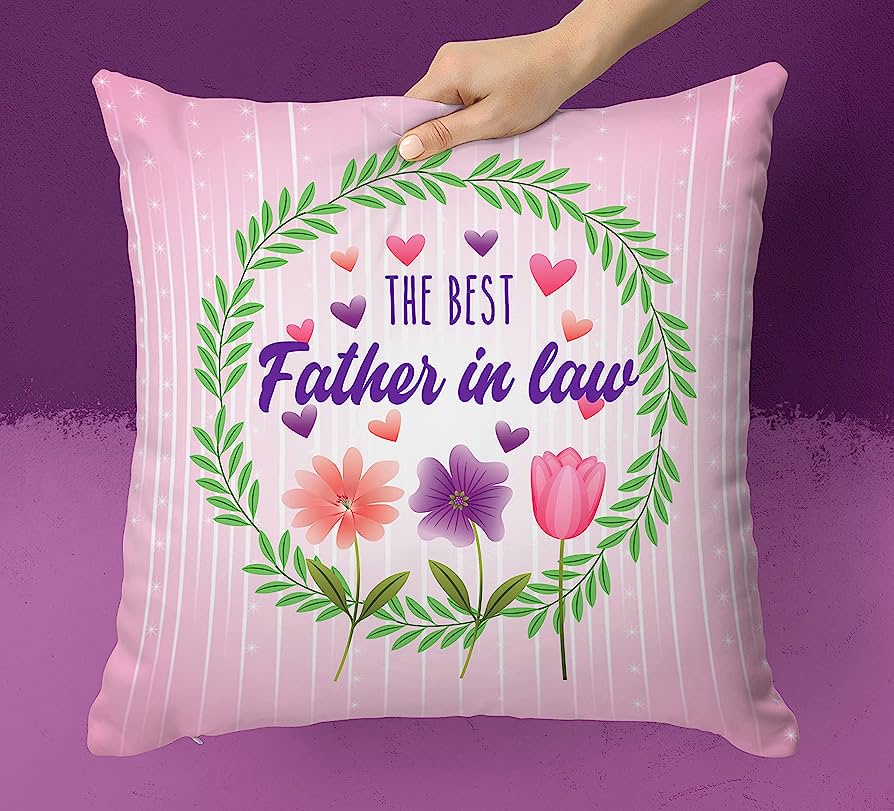 Best Father-in-Law Ever Personalized Cushion - from Best Flower Delivery in India 