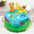 Jungle Party Theme Cake- Online Cake Delivery In Category | Cakes | Jungle Cakes -This delicious custom fondant theme cake contains: 2 KG Jungle party theme cake Jungle anilmal characters Vanilla flavor (Or any other flavor of your choice) Note: The photos are indicative only. Actual design and arrangement might differ based on chef, seasonal elements and ingredient availability. 