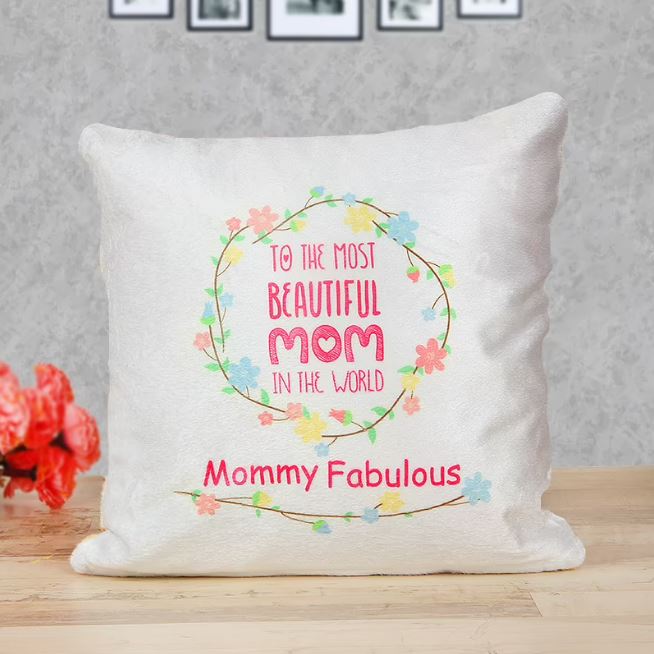 Fabulous Cushion Gift - for Online Flower Delivery In India 