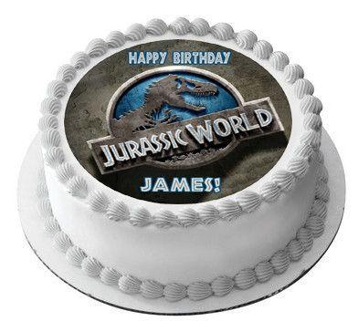 Premium Jurassic World Photo Cake