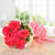 Pink Emotion- - Send Flowers to India - This beautiful flower bunch contains: 6 Pink carnation bouquet for your loved ones. White paper wrapping Pink ribbon bow Seasonal fillers While we always strive to ensure that products are accurately represented in our photographs, from season to season and subject to availability, our florists may be required to substitute one or more flowers for a variety of equal or greater quality, appearance and value. 