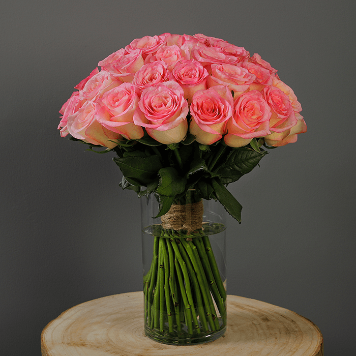 Pink Roses - Send Flowers to India 