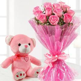 Pink Teddy Love