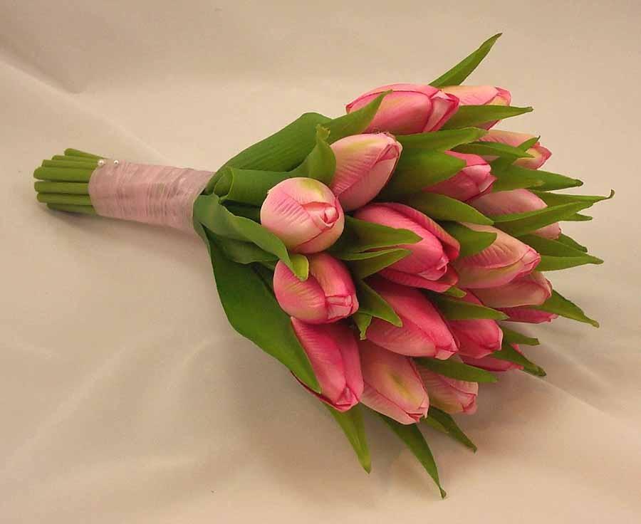 Pink Tulip Bunch - for Online Flower Delivery In India 