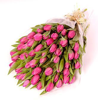 Premium Tulips Bouquet - for Midnight Flower Delivery in India 