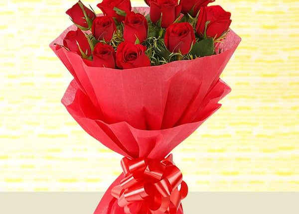 Pretty Red Roses Bouquet