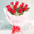 A Star Is Born- - from Best Flower Delivery in India -This Special flower bouquet contains : 10 Red Roses Seasonal fillers (green or white) Nicely wrapped with premium paper While we always strive to ensure that products are accurately represented in our photographs, from season to season and subject to availability, our florists may be required to substitute one or more flowers for a variety of equal or greater quality, appearance and value. 