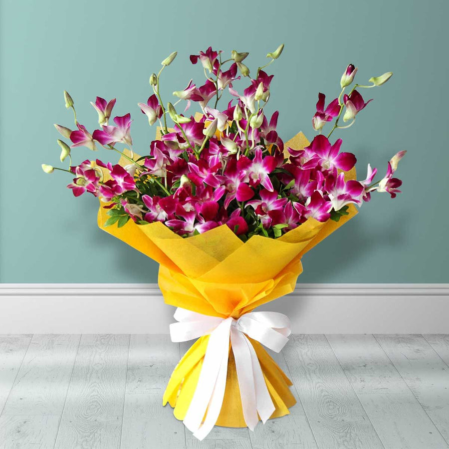 Teachers Day Flower Bouquet - for Midnight Flower Delivery in India 