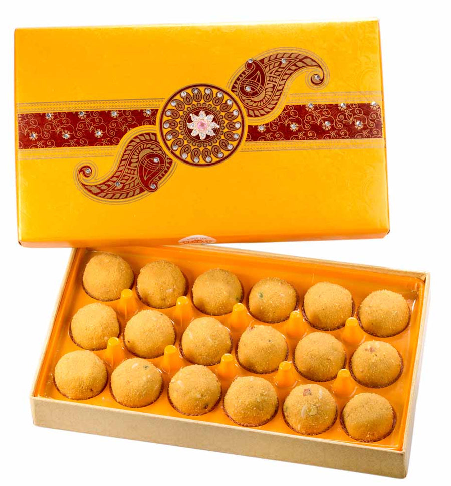 Ganpati Festive Laddoo - for Midnight Flower Delivery in India 