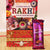 Rakhi With Cadbury Silk Chocolate- Midnight Flower Delivery in Occasion | Rakhi | Greeting Cards - This healthy Rakhi gift contains: One Rakhi One Rakhi Greeting Card One Cadbury Dairy Milk Silk Chocolate 