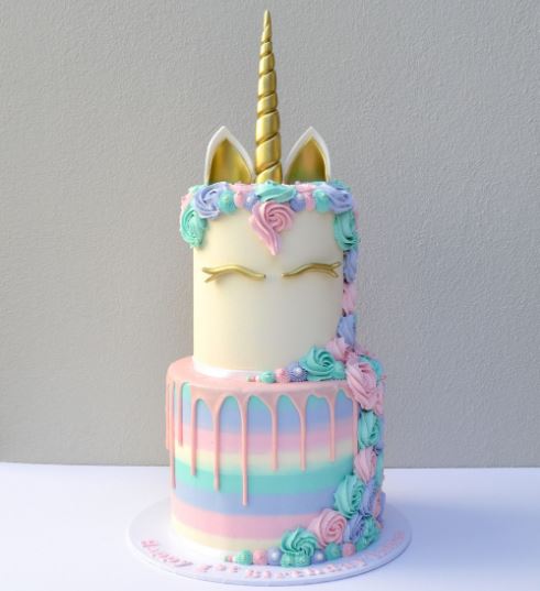 Adorable Unicorn Theme Cake