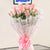 Romantic Pink - 10 Pink Roses- Flower Delivery in Category | Flowers | Anniversary Flowers For Sister -Product Details: 10 Pink Roses  Cellophane Wrapping Pink Ribbon Bow Seasonal Fillers Pink roses are the ones that touch our soul and also act a head-turner, and to relive the same experience here, we are offering a bouquet of 10 pink roses packed elegantly in cellophane sheet with all its freshness and fragrance intact. While we always strive to ensure that products are accurately represented in our photographs, from season to season and subject to availability, our florists may be required to substitute one or more flowers for a variety of equal or greater quality, appearance and value. 