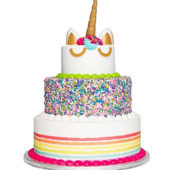3 Layer Unicorn Theme Cake